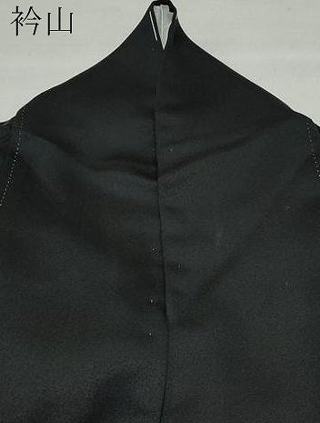 平和屋着物●訪問着 吉祥花文 たたき染め 黒地 金彩 正絹 逸品 CAAZ8114vf
