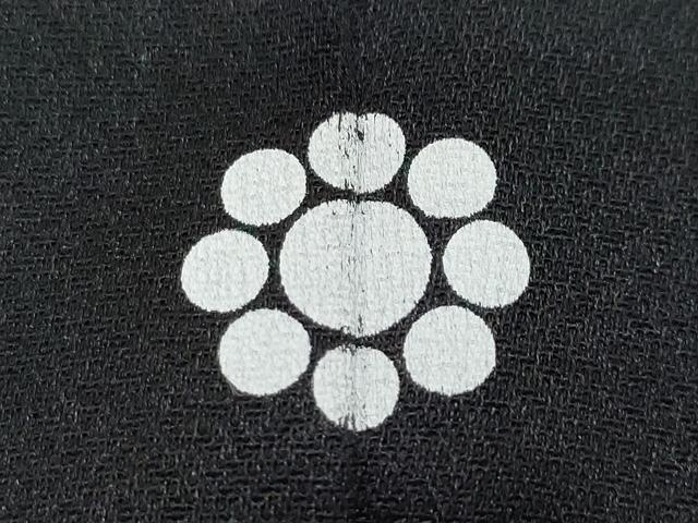 平和屋着物●訪問着 吉祥花文 たたき染め 黒地 金彩 正絹 逸品 CAAZ8114vf