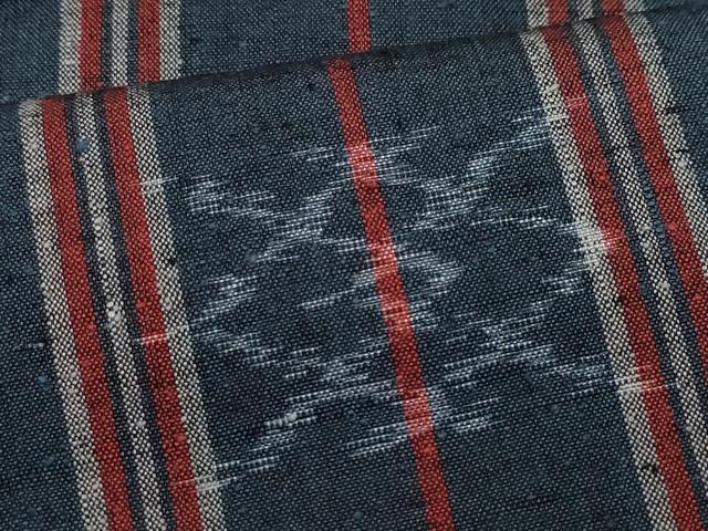 平和屋着物●上質な紬　吉祥間道　正絹　逸品　CAAZ8119vf