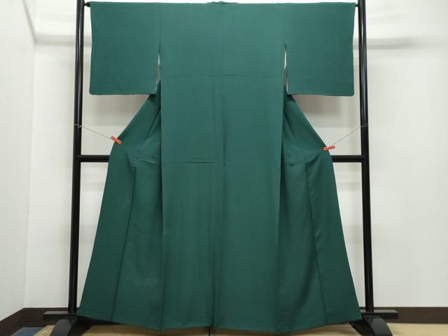 平和屋着物●上質な色無地　天鵞絨色　正絹　逸品　CAAZ8137vf
