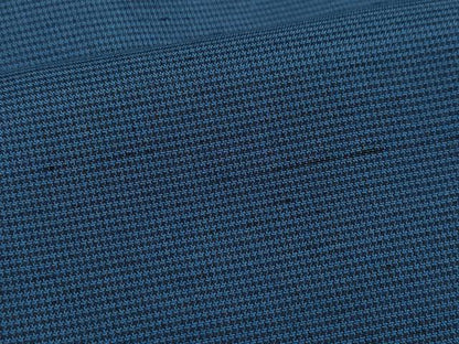 平和屋着物●男性　紬　アンサンブル　深縹色　正絹　逸品　CAAZ8138vf