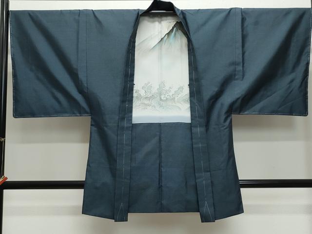 平和屋着物●男性 本場大島紬 アンサンブル 80亀甲 総詰め 正絹 逸品 未使用 CAAZ8140vf