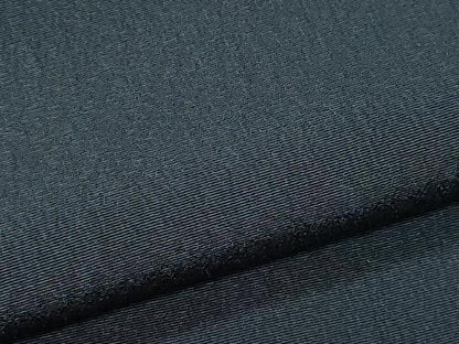 平和屋着物●男性 紬 アンサンブル 藍鉄色 正絹 逸品 CAAZ8141vf