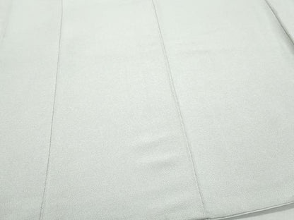 平和屋着物●上質な色無地　利休白茶色　鬼しぼ縮緬　正絹　逸品　CAAZ8188vf