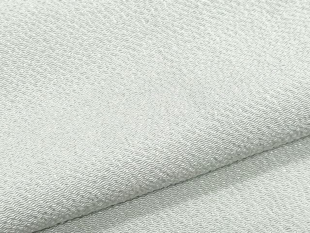 平和屋着物○上質な色無地 利休白茶色 鬼しぼ縮緬 正絹 逸品