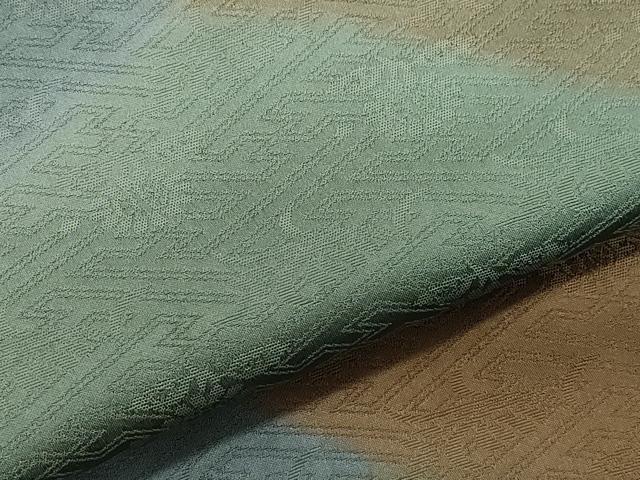 平和屋着物●上質な小紋　切嵌文様　草花地紋　正絹　逸品　CAAZ8191vf