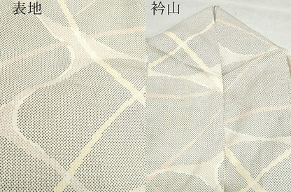 平和屋着物●本場大島紬 白大島 7マルキ 吉祥文 正絹 逸品 CAAZ8201vf