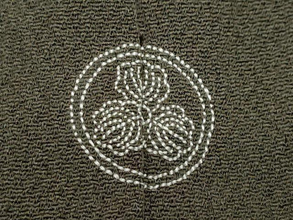 平和屋着物●訪問着　駒刺繍　絞り　草花文　金彩　正絹　逸品　CAAZ8202vf