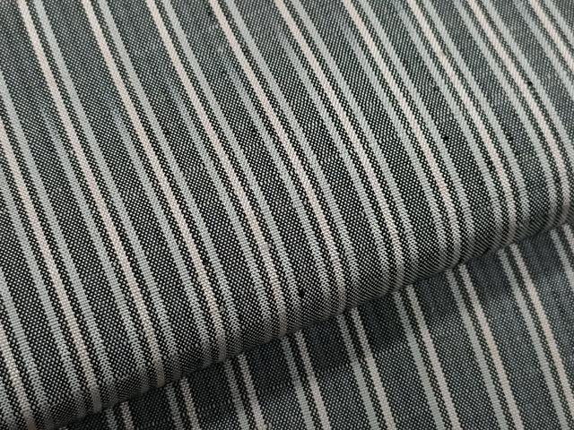 平和屋着物●上質な紬　縞　正絹　逸品　CAAZ8207vf