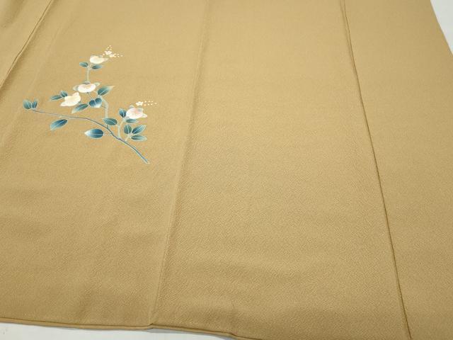 平和屋着物●訪問着　枝花文　金彩　鬼しぼ縮緬　正絹　逸品　CAAZ8219vf