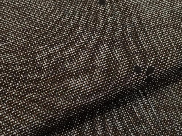 平和屋着物○本場大島紬 9マルキ 泥染め 草花文 久野織物謹製 さが美