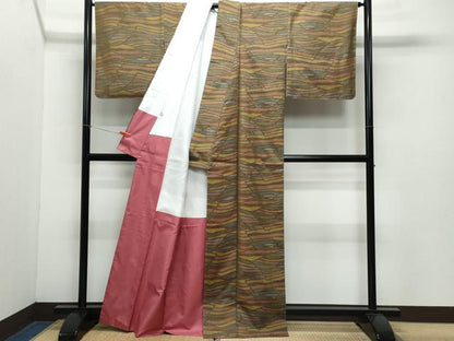 平和屋着物●本場大島紬 7マルキ 吉祥文 正絹 逸品 CAAZ8266vf
