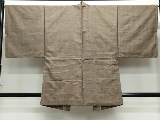 平和屋着物●男性　本場大島紬　アンサンブル　霞文　正絹　逸品　CAAZ8281vf