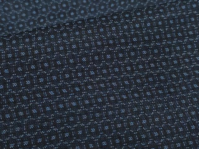 平和屋着物●男性 本場大島紬 アンサンブル 80亀甲 総詰め 正絹 逸品 CAAZ8282vf
