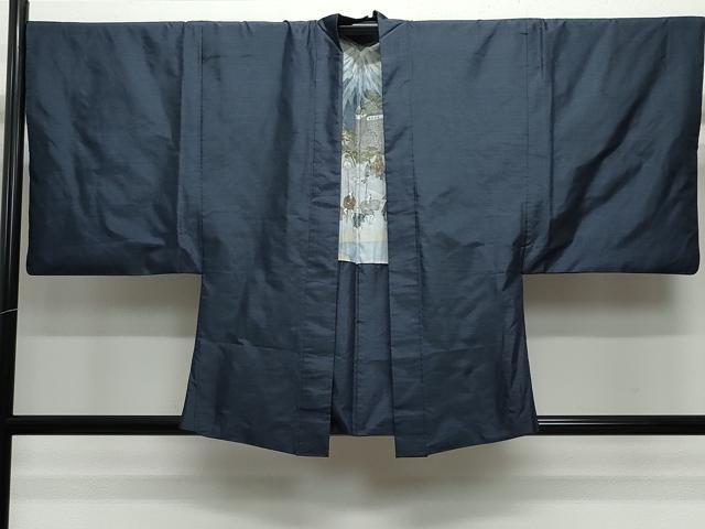 平和屋着物●男性 本場大島紬 アンサンブル 80亀甲 総詰め 正絹 逸品 CAAZ8282vf