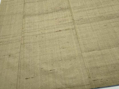 平和屋着物●男性　紬　アンサンブル　空五倍子色　正絹　逸品　CAAZ8283vf