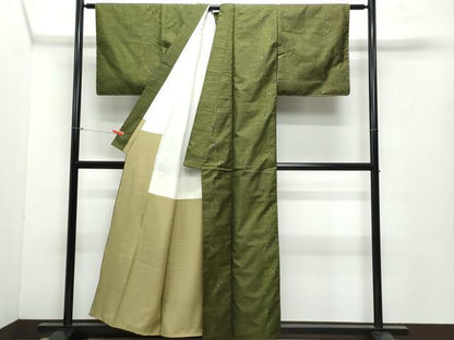 平和屋着物●本場大島紬　7マルキ　枝蕾　反端付き　正絹　逸品　CAAZ8296vf