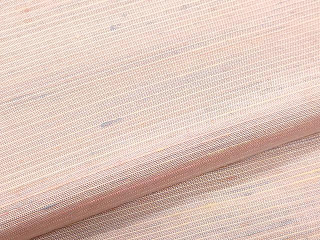 平和屋着物●紅花紬　米沢　霞文　正絹　逸品　CAAZ8317vf