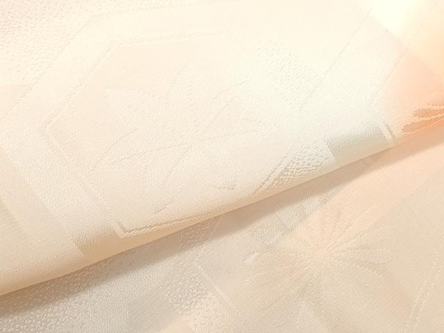 平和屋着物●振袖用長襦袢　無双仕立て　亀甲桐花楓地紋　暈し染め　半衿刺繍　CAAZ8319vf