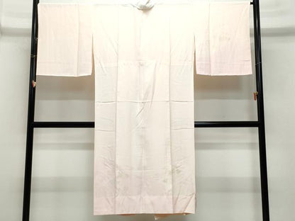 平和屋着物●長襦袢　無双仕立て　飛鶴松梅文　金彩　正絹　逸品　CAAZ8323vf