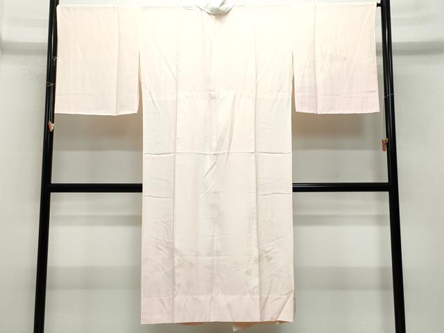 平和屋着物●長襦袢　無双仕立て　飛鶴松梅文　金彩　正絹　逸品　CAAZ8323vf
