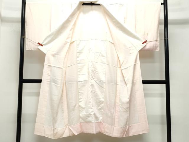 平和屋着物●長襦袢　無双仕立て　飛鶴松梅文　金彩　正絹　逸品　CAAZ8323vf