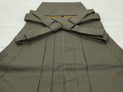 平和屋着物●男性 馬乗り袴 間道 正絹 逸品 CAAZ8329vf
