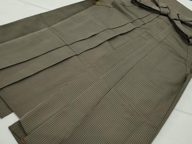 平和屋着物●男性 馬乗り袴 間道 正絹 逸品 CAAZ8329vf