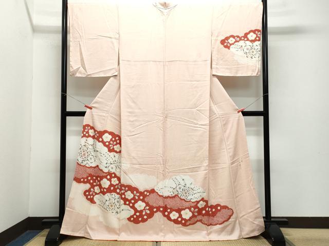平和屋着物●訪問着　作家物　絞り　辻が花　正絹　逸品　CAAZ8342vf