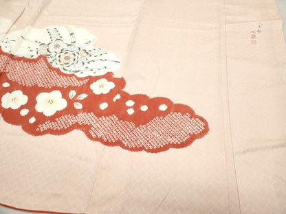 平和屋着物●訪問着　作家物　絞り　辻が花　正絹　逸品　CAAZ8342vf