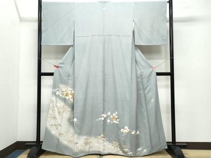 平和屋着物●豪華色留袖 作家物 駒刺繍 松竹梅 暈し染め 金彩 正絹 逸品 CAAZ8348vf