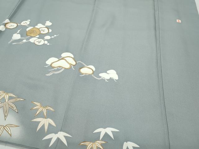 平和屋着物●豪華色留袖 作家物 駒刺繍 松竹梅 暈し染め 金彩 正絹 逸品 CAAZ8348vf