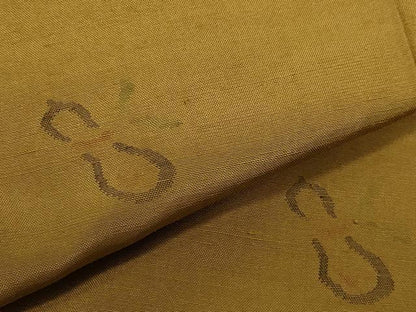 平和屋着物●上質な紬 瓢箪 さが美扱い 正絹 逸品 CAAZ8359vf