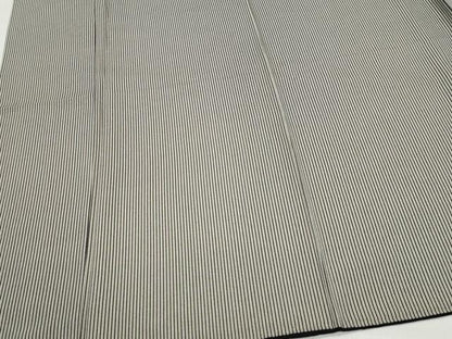 平和屋着物●上質な小紋 縞 正絹 逸品 CAAZ8374vf