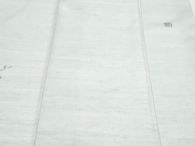 平和屋着物●訪問着　作家物　紬地　枝花文　正絹　逸品　CAAZ8806th