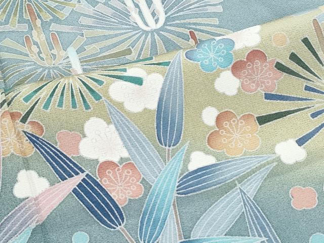 平和屋着物●豪華色留袖 友禅 作家物 松竹梅 暈し染め 正絹 逸品 CAAZ8821th