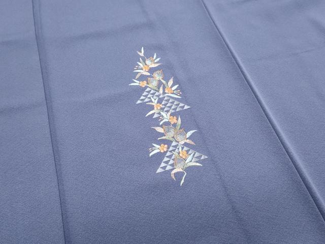 平和屋着物▽訪問着 総刺繍 駒刺繍 草花鱗文 金糸 ますいわ