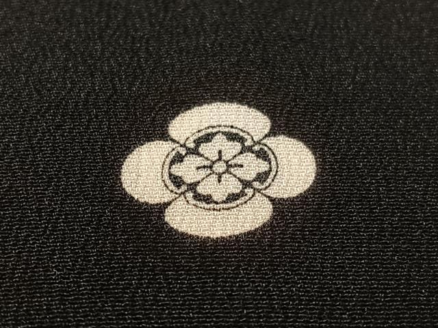 平和屋着物■豪華黒留袖　刺繍　道長花鳥文　金彩　正絹　逸品　CAAZ9929vp