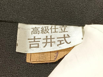 平和屋着物■豪華黒留袖　刺繍　道長花鳥文　金彩　正絹　逸品　CAAZ9929vp