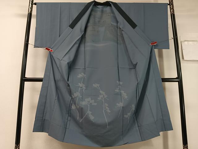 平和屋着物●男性 紬 アンサンブル 長襦袢セット 伝統的工芸織 証紙付き 正絹 逸品 未使用 CAAZ9985vp