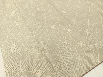平和屋着物●本場白大島紬 7マルキ 麻の葉文様 正絹 逸品 CAAZ9995vp