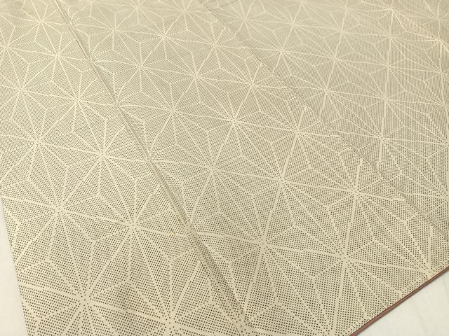 平和屋着物●本場白大島紬 7マルキ 麻の葉文様 正絹 逸品 CAAZ9995vp