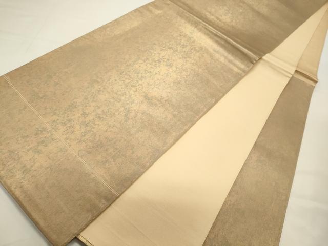 平和屋着物◎六通柄袋帯　霞文　引箔　正絹　逸品　CABA0095oy