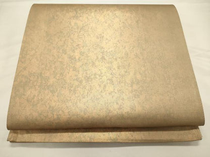 平和屋着物◎六通柄袋帯　霞文　引箔　正絹　逸品　CABA0095oy