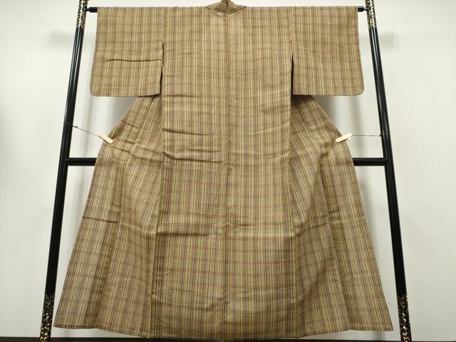 平和屋着物∴夏物 浴衣 阿波しじら織 綿 逸品 CABA0401ng