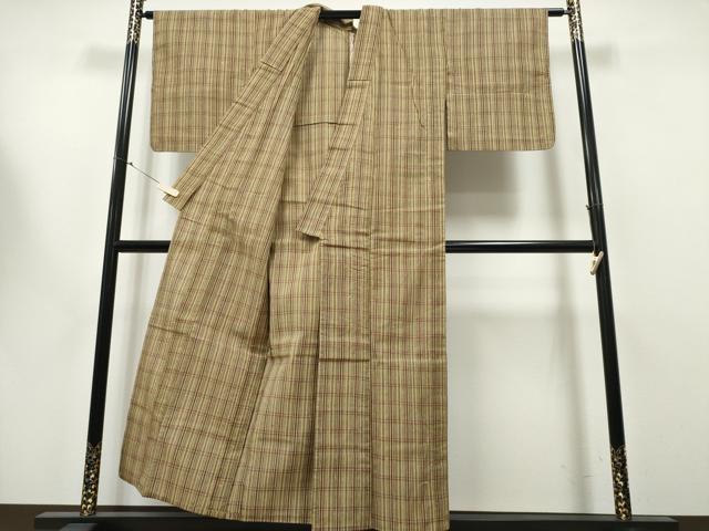 平和屋着物∴夏物 浴衣 阿波しじら織 綿 逸品 CABA0401ng