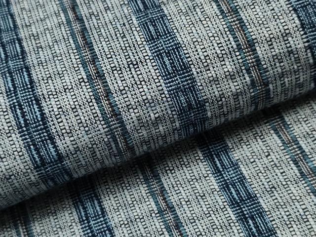 平和屋着物∴夏物 浴衣 阿波しじら織 竹縞 綿 逸品 CABA0402ng