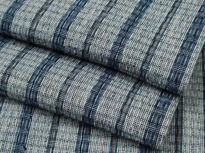 平和屋着物∴夏物 浴衣 阿波しじら織 竹縞 綿 逸品 CABA0402ng