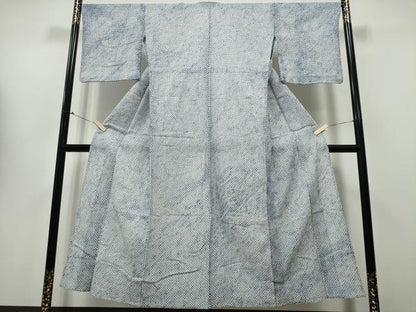 平和屋着物∴夏物　浴衣　有松鳴海絞り　三浦絞り　綿　逸品　CABA0408ng