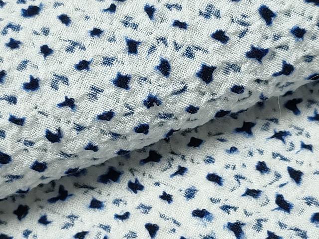 平和屋着物∴夏物　浴衣　有松鳴海絞り　三浦絞り　綿　逸品　CABA0408ng